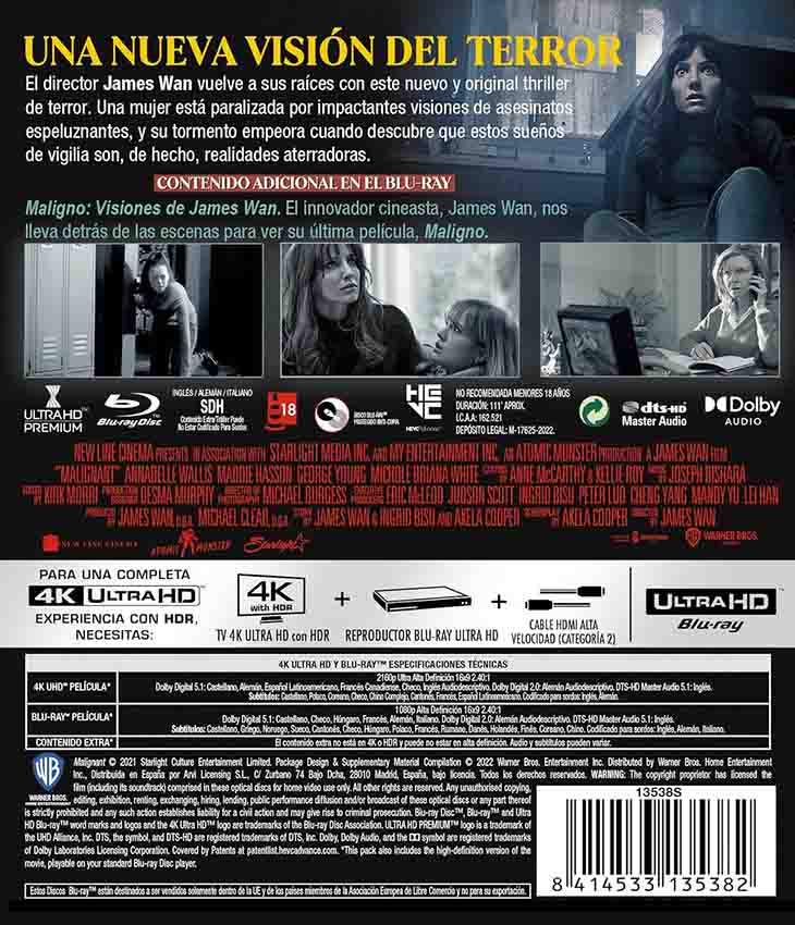 Maligno 4K UHD + Blu-Ray
