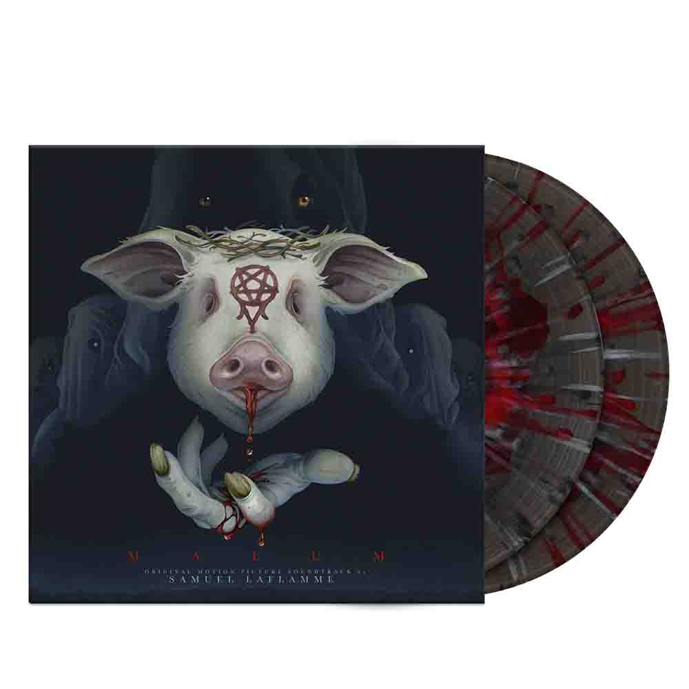 Malum Original Soundtrack (Grey With Red Swirl + White Splatter) LP Vinilo