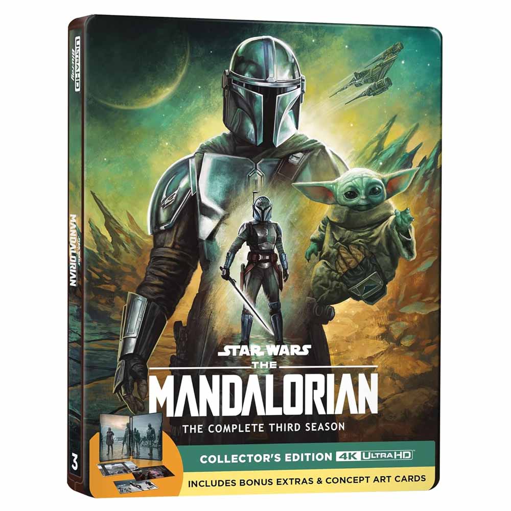 
  
  The Mandalorian: The Complete Third Season (Steelbook) 4K UHD (US Import)
  
