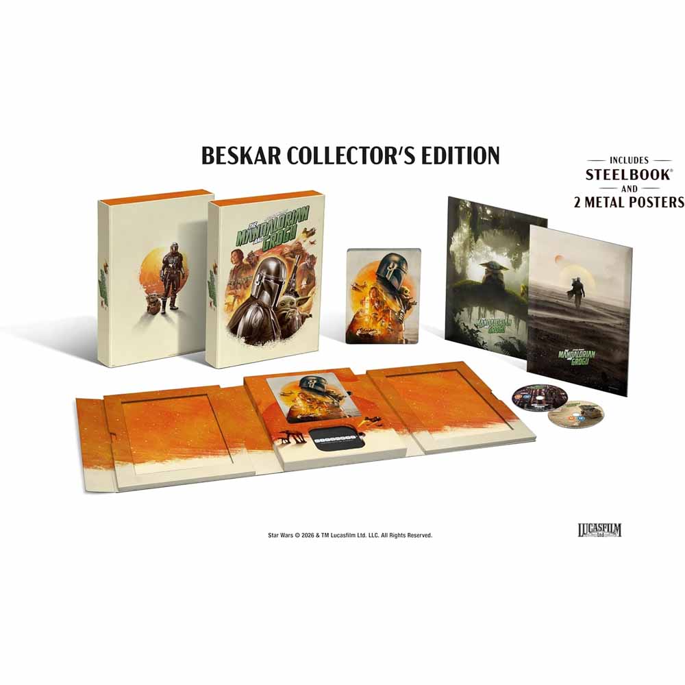 
  
  Star Wars: The Mandalorian and Grogu (Beskar Collector's Edition + Steelbook) 4K UHD + Blu-Ray (UK Import)
  
