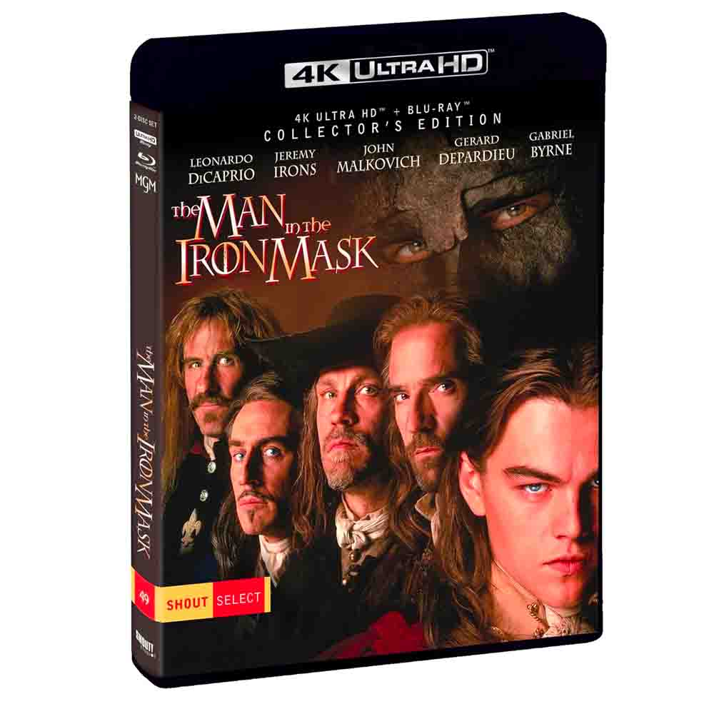 
  
  Man in the iron mask (USA Import) 4K UHD + Blu-Ray
  

