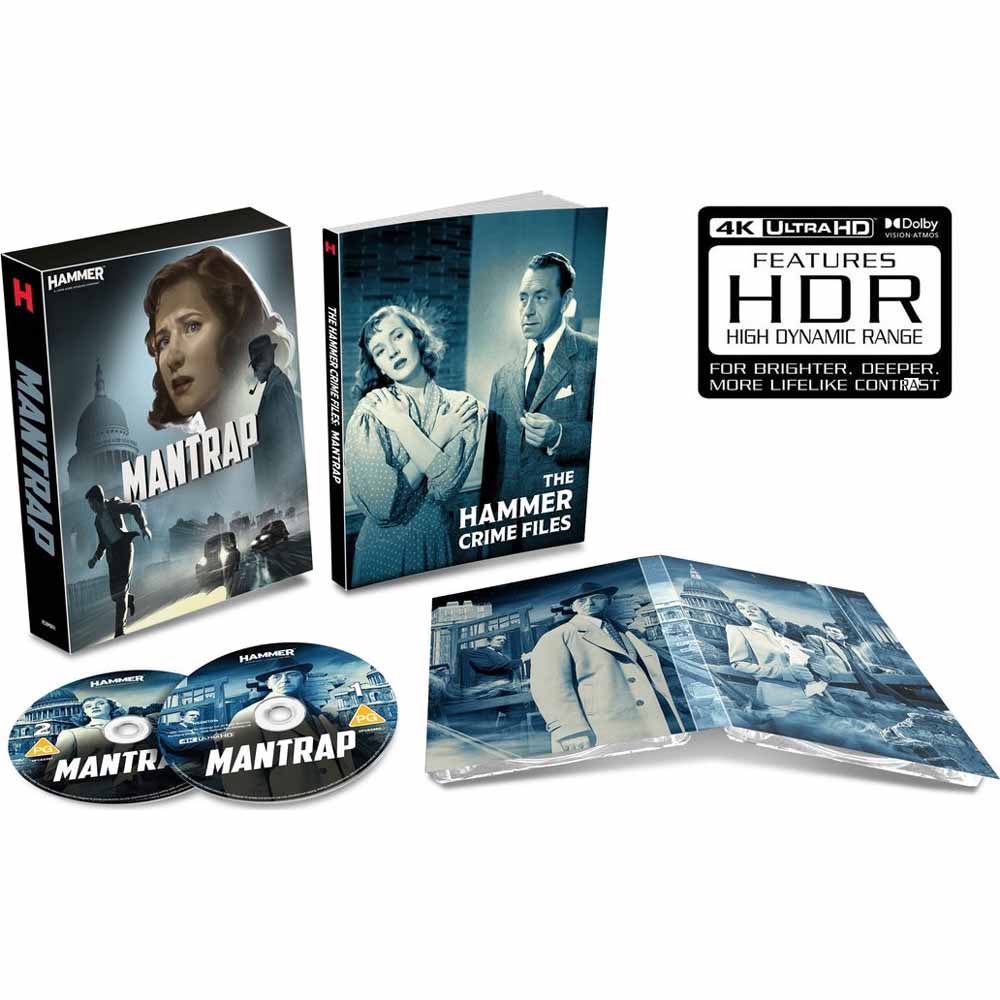 Mantrap (Limited Collector's Edition) 4K UHD + Blu-Ray (UK Import) Hammer Films