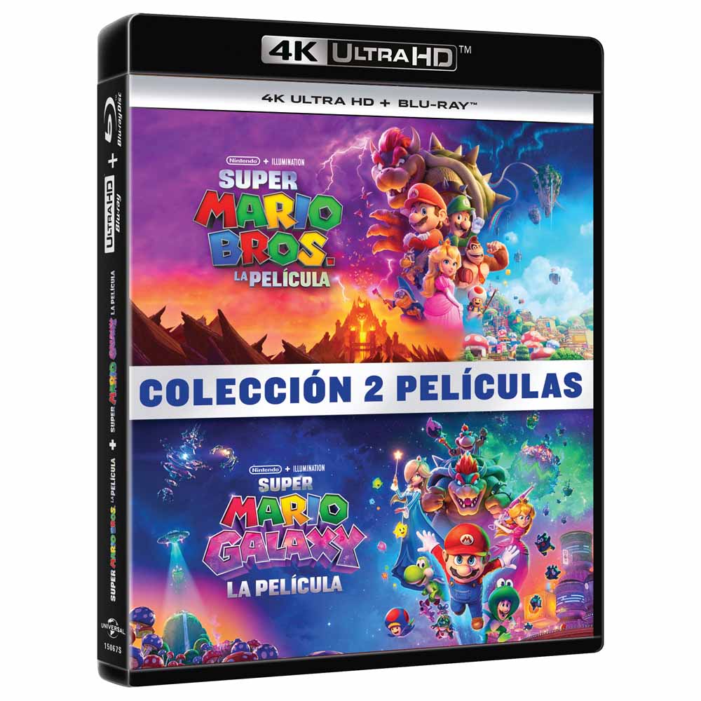 
  
  Super Mario Bros - Colección 2 Peliculas - 4K UHD + Blu-Ray
  
