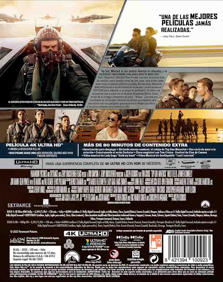 Top Gun: Maverick (Steelbook) 4K UHD + Blu-ray