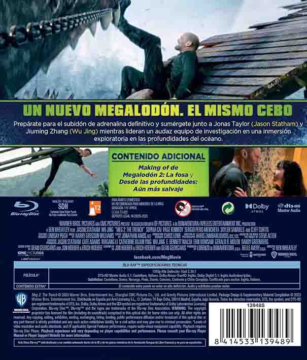 Megalodón 2: La Fosa Blu-Ray