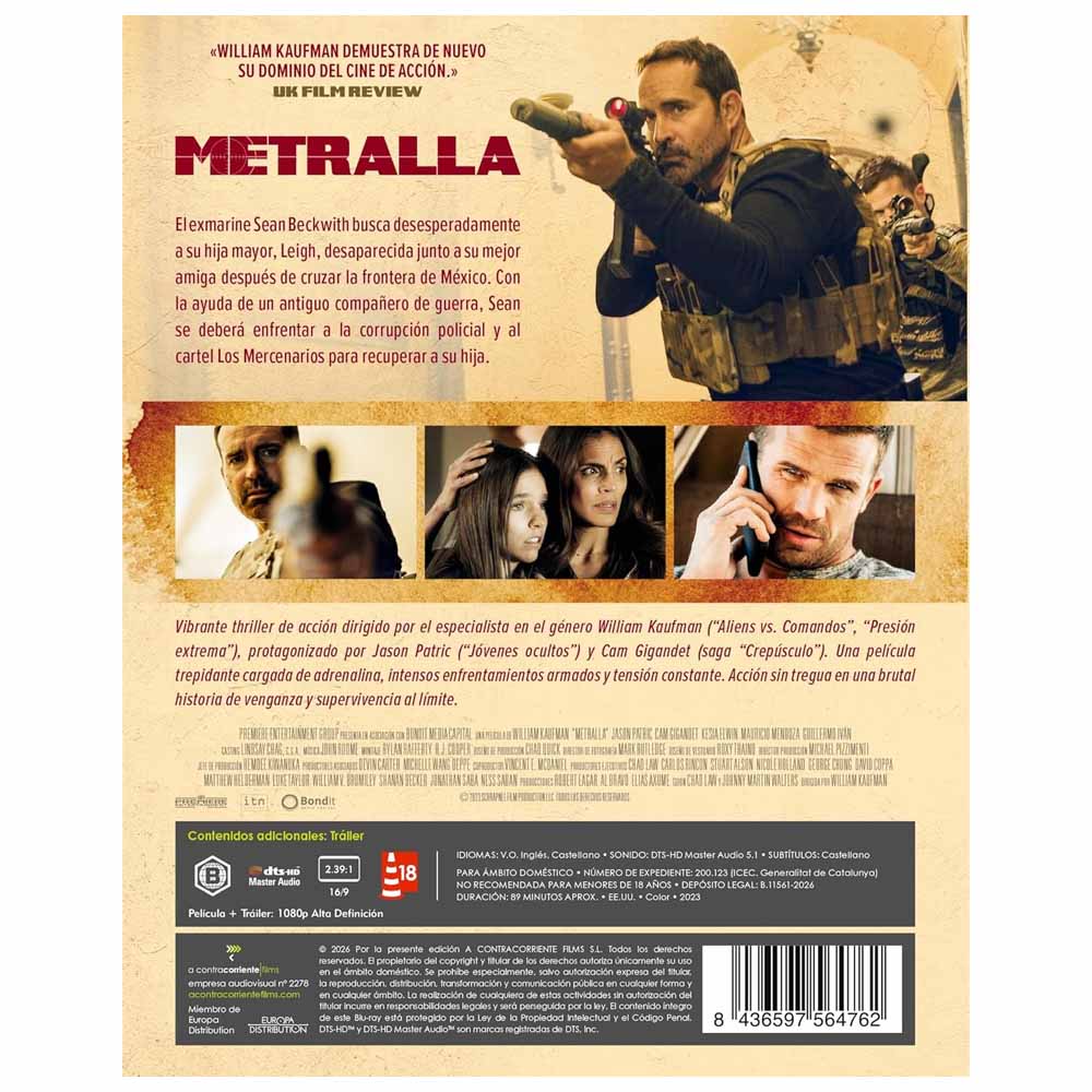 Metralla Blu-Ray