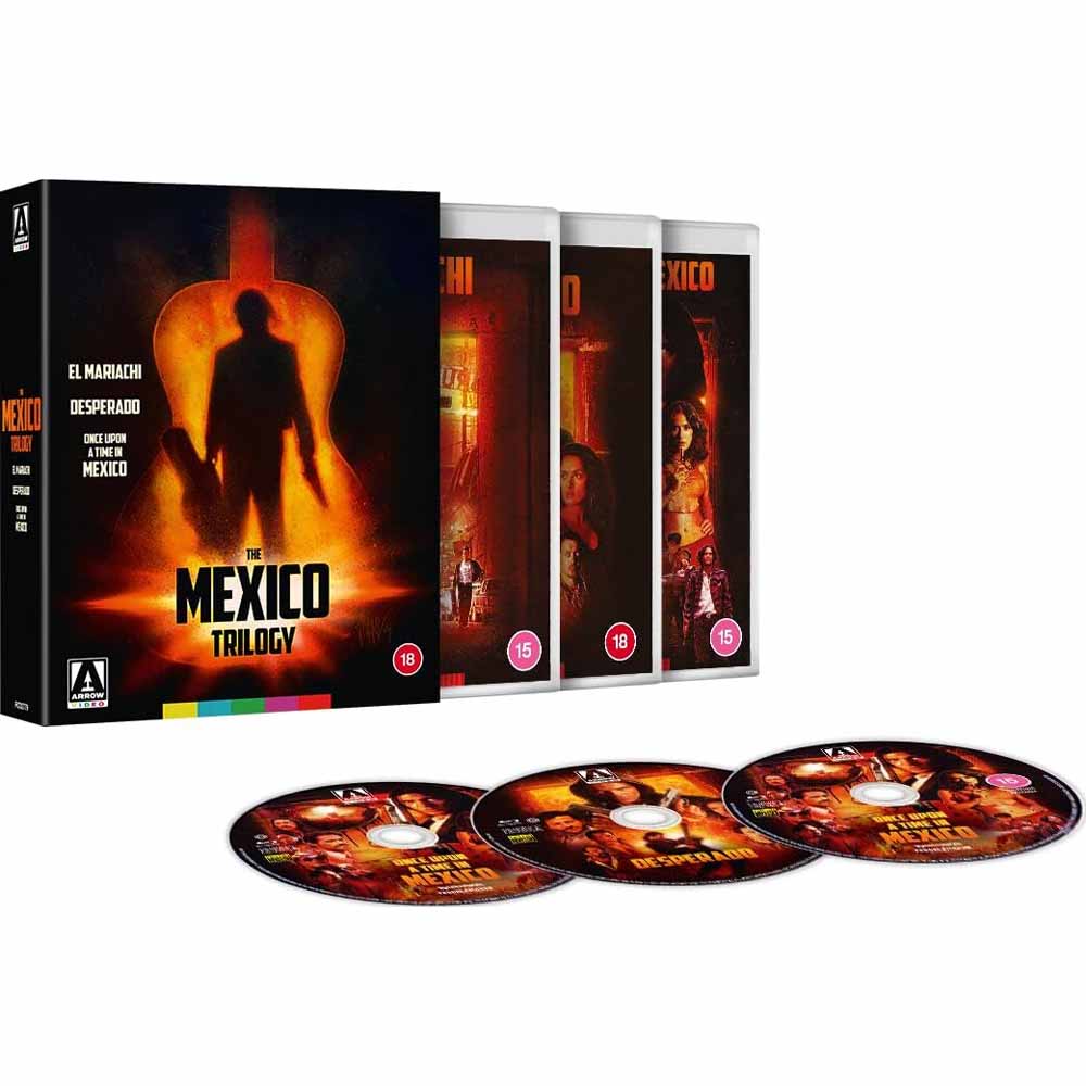 The Mexico Trilogy: El Mariachi, Desperado & Once Upon a Time in Mexico 4K UHD + Blu-Ray Box Set (UK Import) Arrow