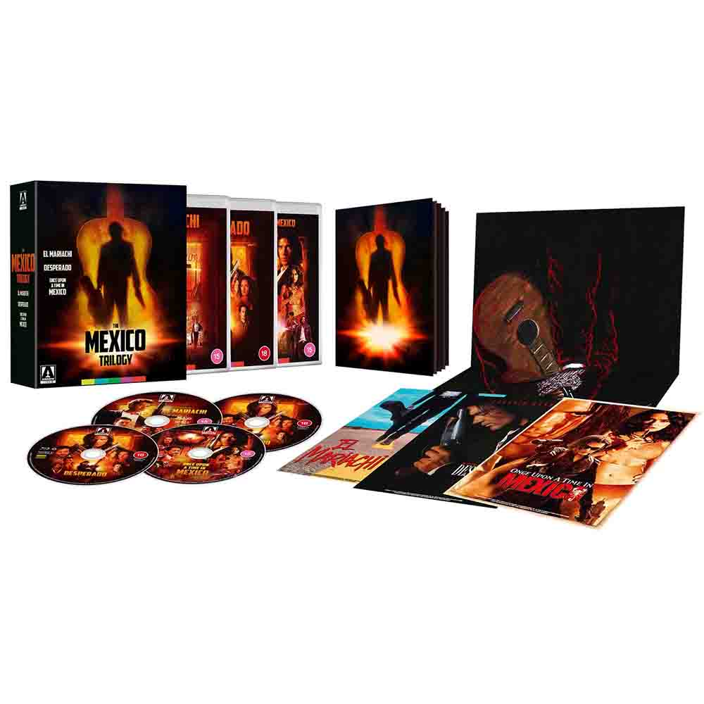 The Mexico Trilogy: El Mariachi, Desperado & Once Upon a Time in Mexico (Limited Edition) 4K UHD + Blu-Ray Box Set (UK Import)