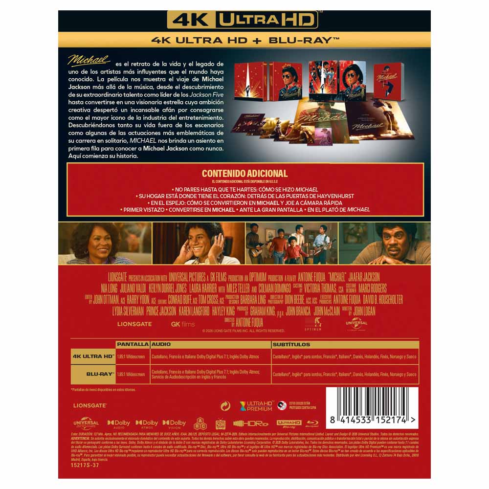 Michael - Edición Coleccionista 4K UHD + Blu-Ray