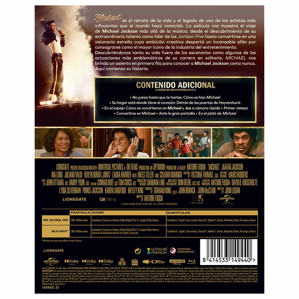 Michael - Edición Metálica 4K UHD + Blu-Ray