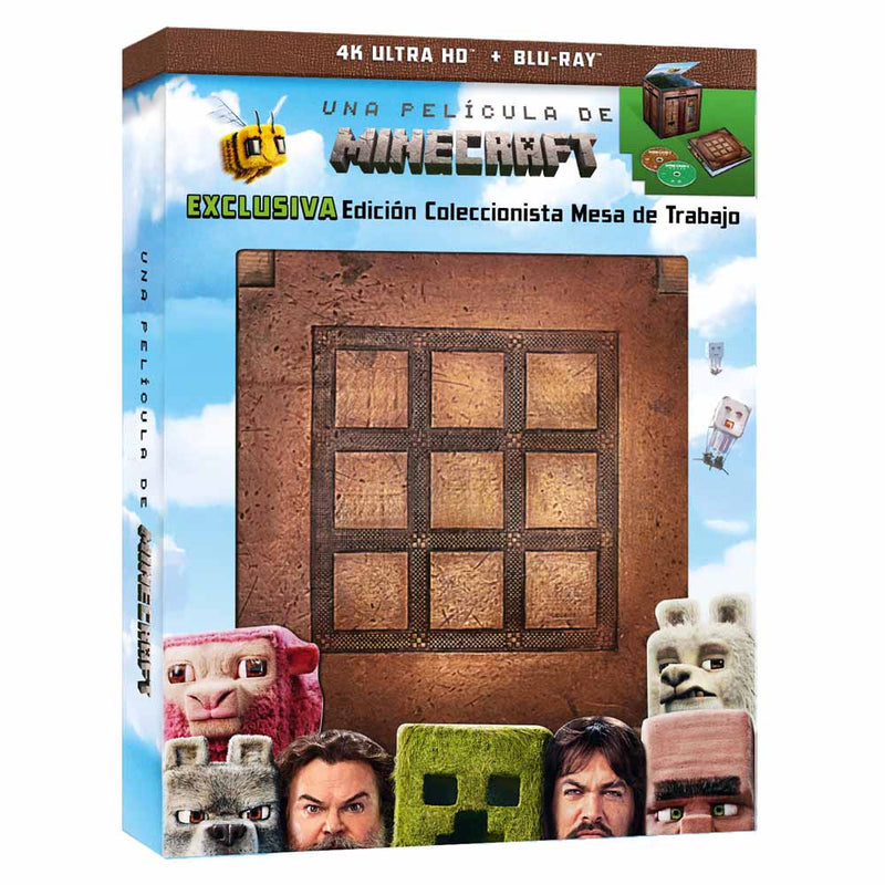 Una Película de Minecraft - Edición Coleccionista (Cubo) 4K UHD + Blu-Ray