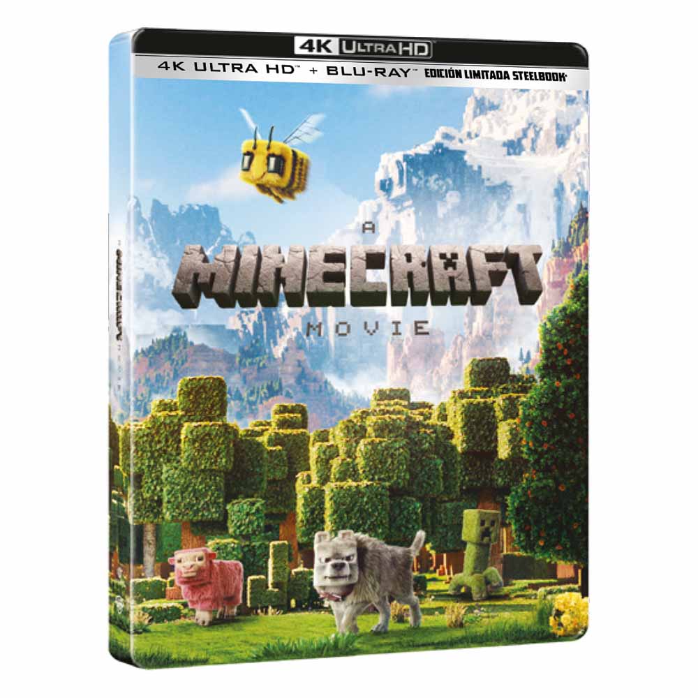 Una Película de Minecraft - Edición Metálica (Día) 4K UHD + Blu-Ray