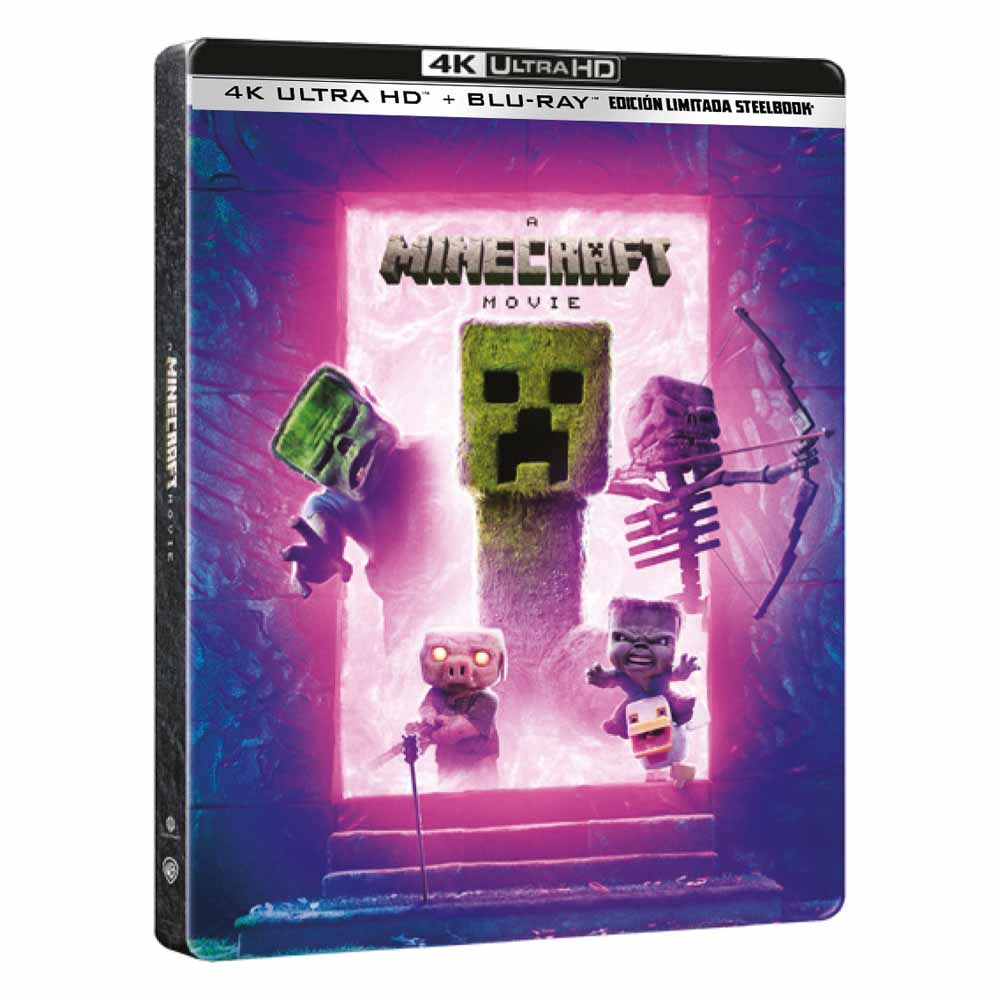 Una Película de Minecraft - Edición Metálica (Portal) 4K UHD + Blu-Ray