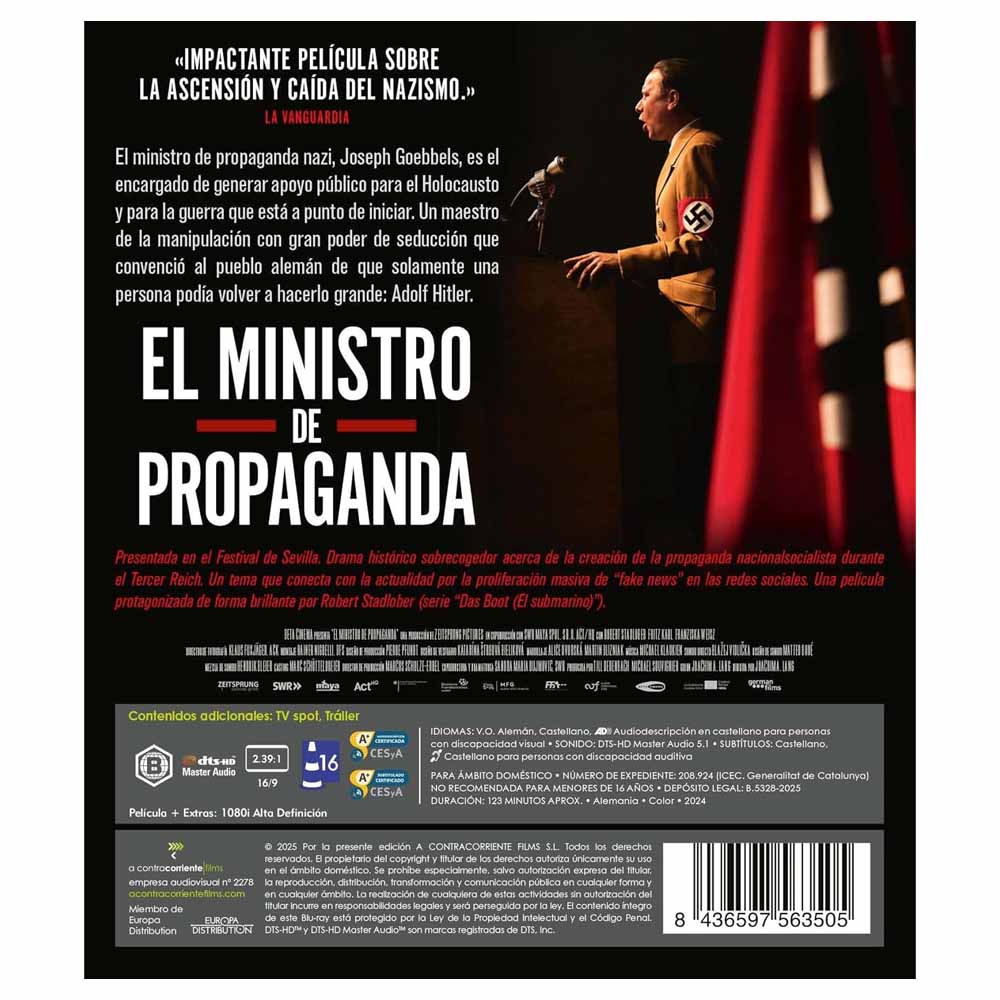 El Ministro de Propaganda Blu-Ray