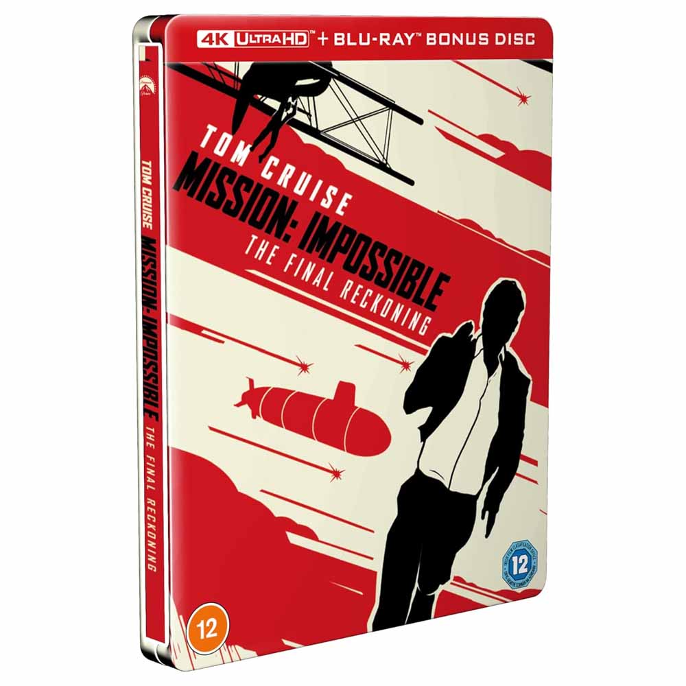 
  
  Mission Impossible: The Final Reckoning (Steelbook) 4K UHD (UK Import)
  
