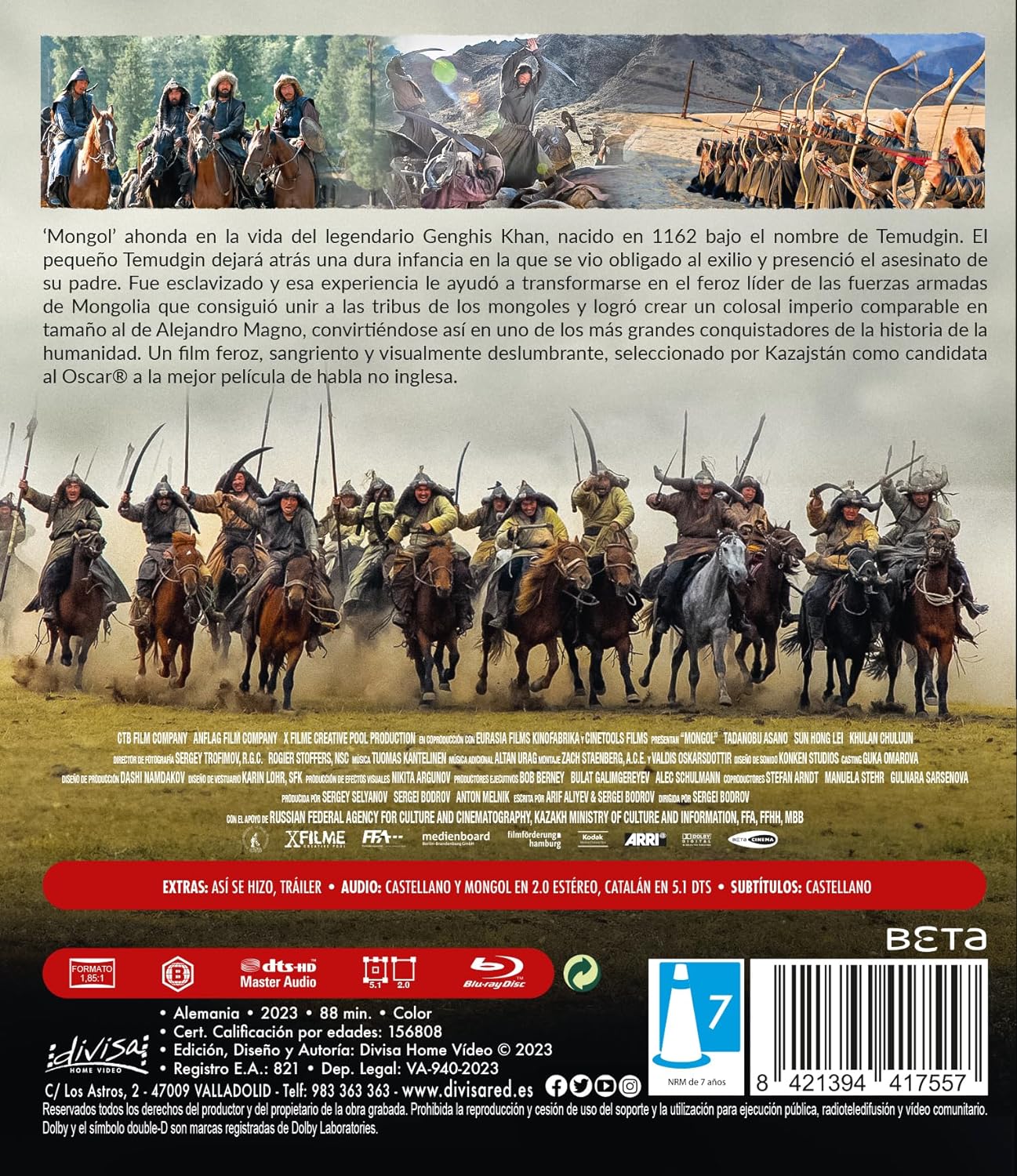 Mongol Blu-Ray