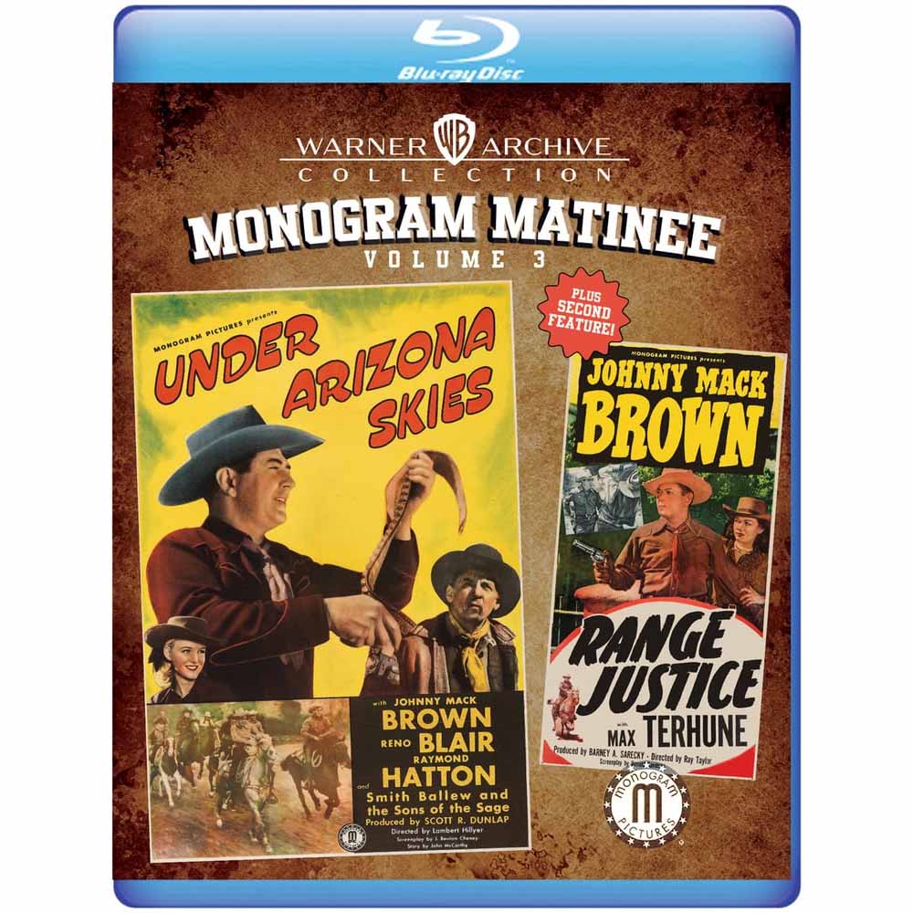 
  
  Monogram Matinee Vol. 3: Under Arizona Skies / Range Justice Blu-Ray (US Import)
  
