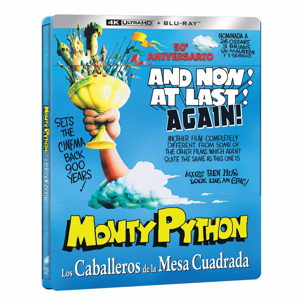 Monty Python y los caballeros de la mesa cuadrada - Edición Metálica 4K UHD + Blu-Ray