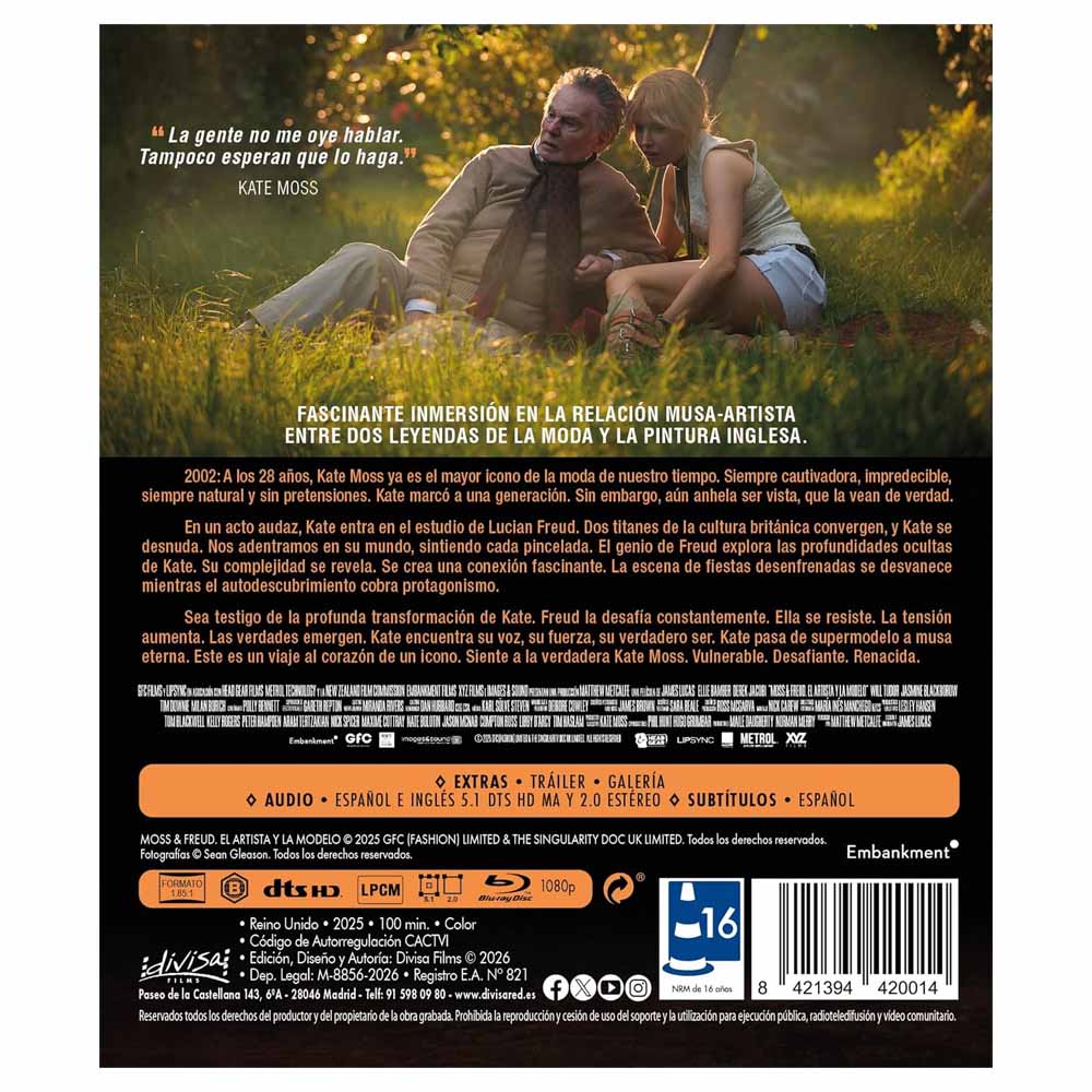 Moss y Freud: El artista y la modelo Blu-Ray
