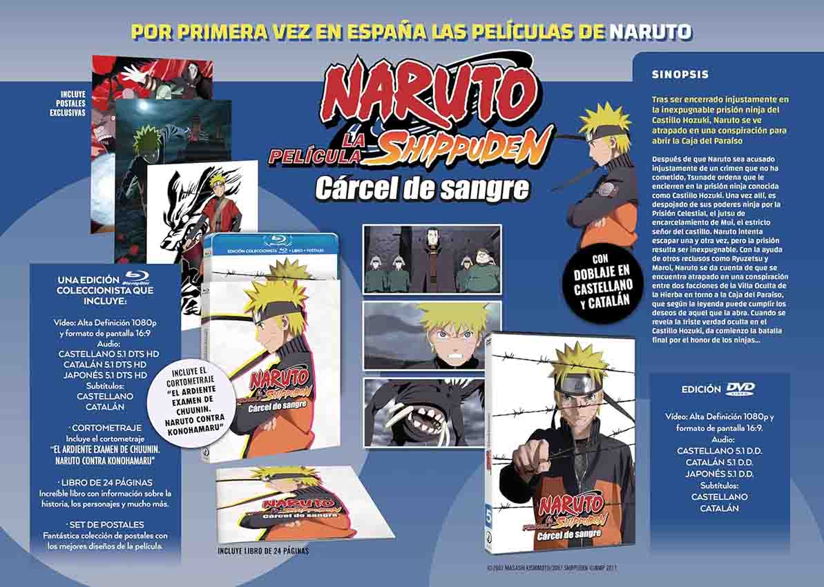 Naruto Shippuden La Película - Cárcel de Sangre Blu-Ray