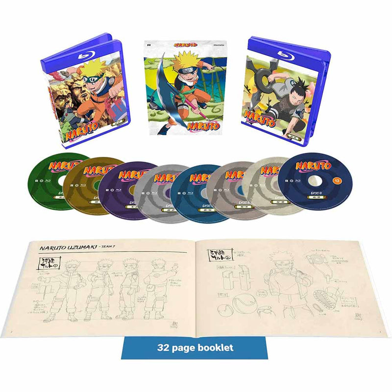 Naruto - Set 1 (Limited Collector's Edition) Blu-Ray Box Set (UK Import)