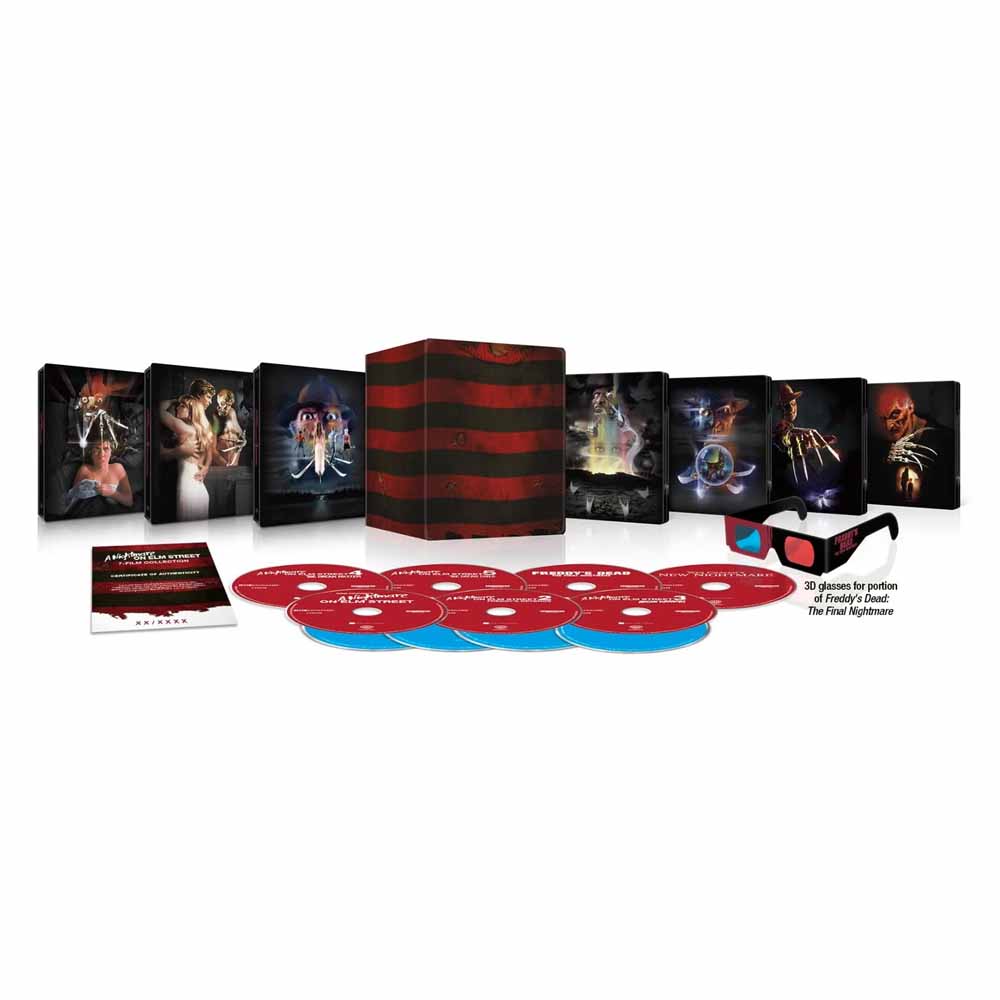 
  
  A Nightmare on Elm Street Collection (Steelbook / Box Set) 4K UHD + Blu-Ray (UK Import)
  
