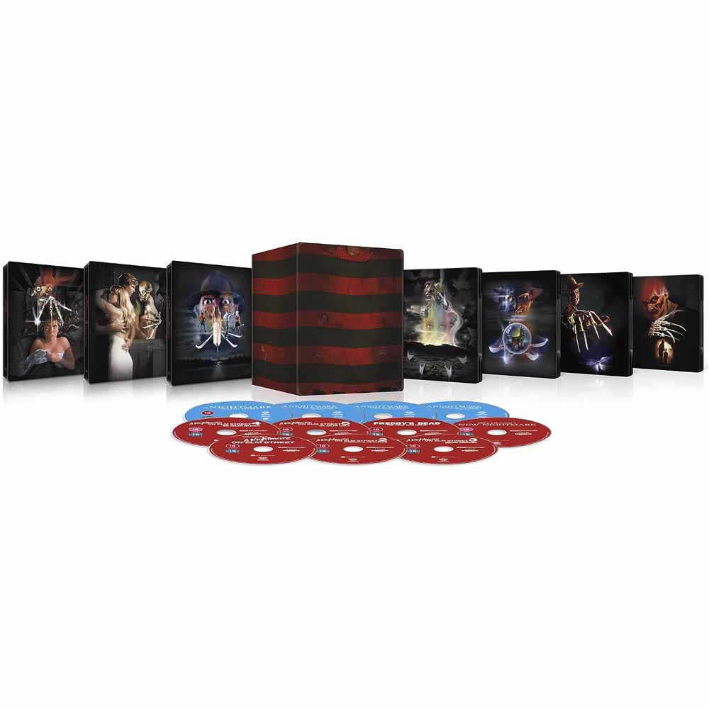 A Nightmare on Elm Street Collection (Steelbook Box Set) 4K UHD + Blu-Ray (UK Import) Warner Bros