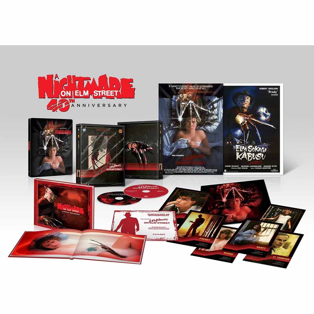 
  
  A Nightmare on Elm Street: 40th Anniversary Ultimate Collector's Edition + Steelbook (Limited Edition) 4K UHD + Blu-Ray (UK Import)
  
