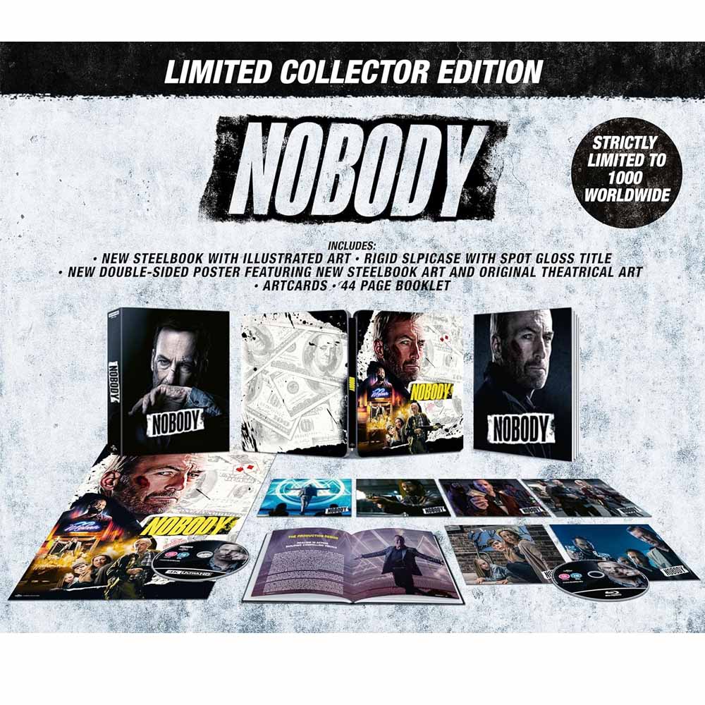 
  
  Nobody Collector's Edition Steelbook (Limited Edition) 4K UHD + Blu-Ray (UK Import)
  
