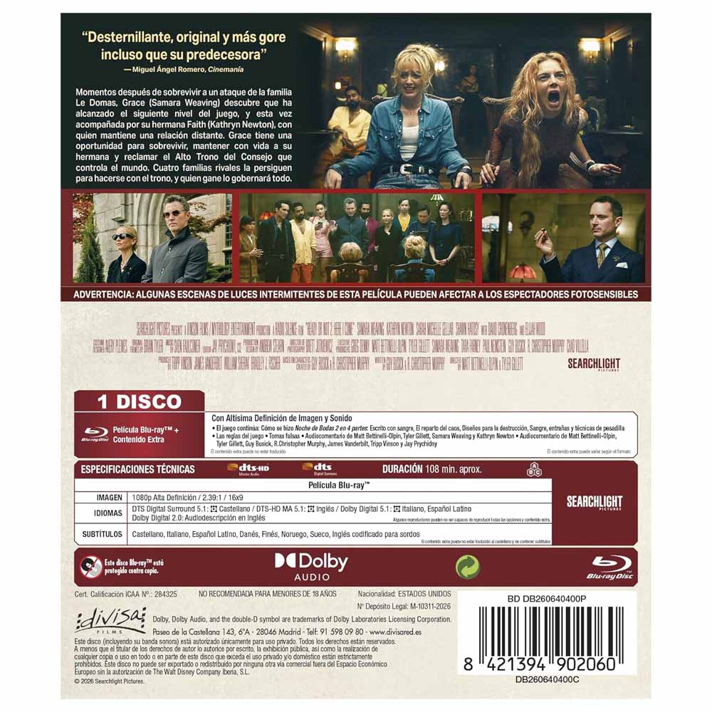 Noche de Bodas 2 Blu-Ray