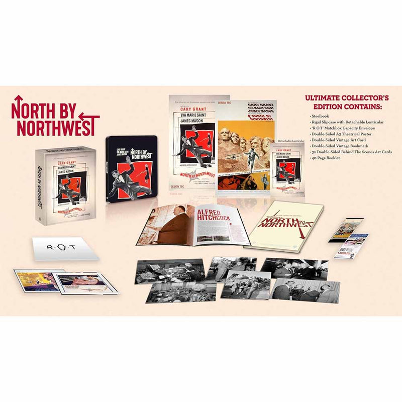 North by Northwest Ultimate Collector's Edition Steelbook 4K UHD + Blu-Ray (UK Import)