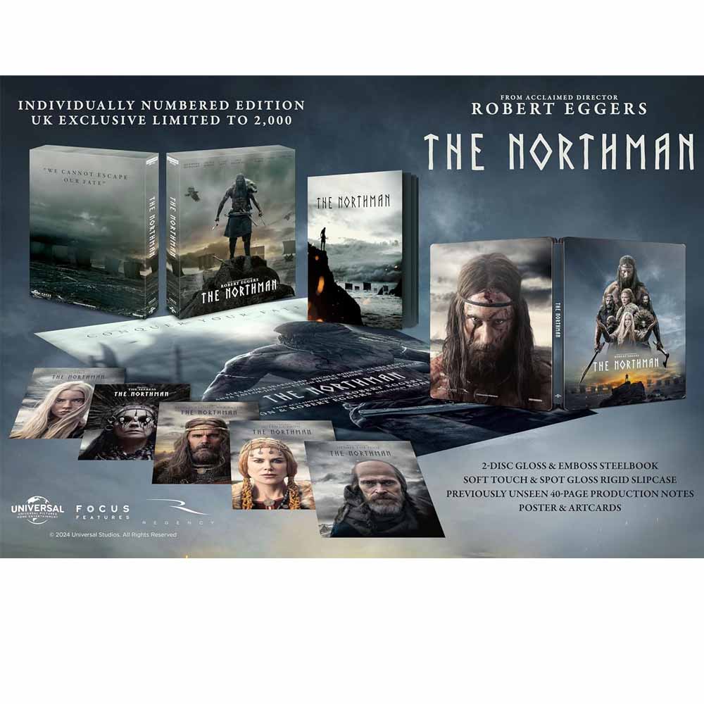 
  
  The Northman Collector's Edition Steelbook 4K + Blu-Ray (UK Import)
  
