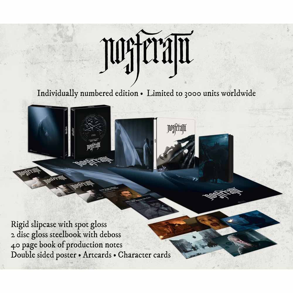 
  
  Nosferatu Ultimate Collector's Edition (Steelbook) 4K UHD + Blu-Ray (UK Import)
  
