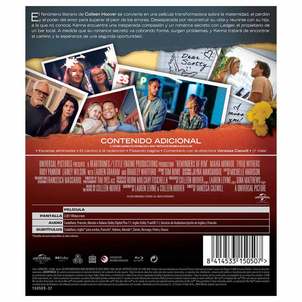 No te Olvidaré Blu-Ray