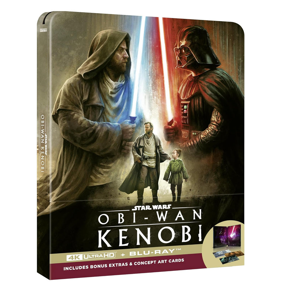 
  
  Star Wars - Obi-Wan Kenobi Limited Edition Steelbook (UK Import) 4K Ultra HD + Blu-Ray
  
