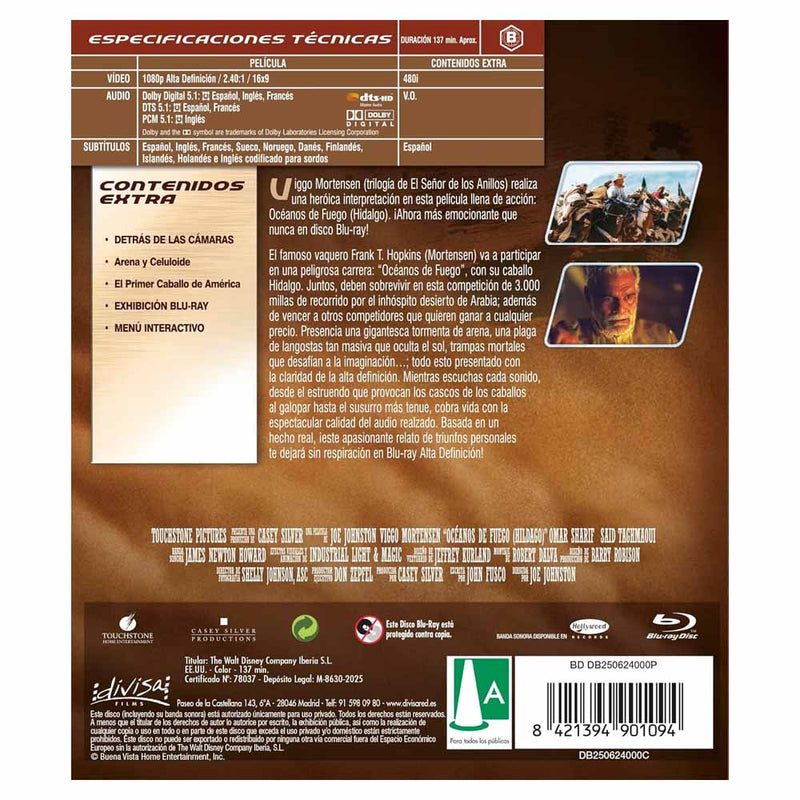 Océanos de Fuego Blu-Ray