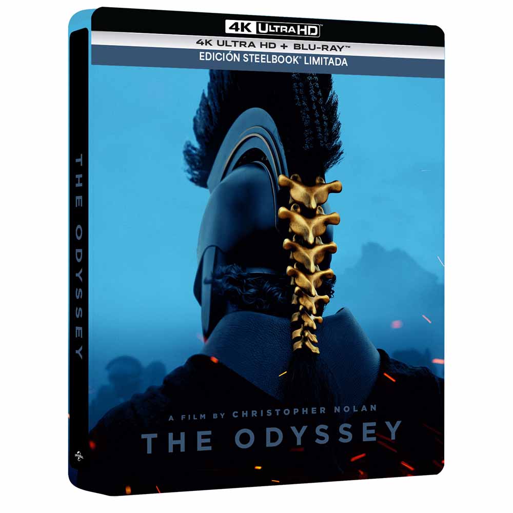 
  
  La Odisea - Edición Metálica (Casco) 4K UHD + Blu-Ray
  
