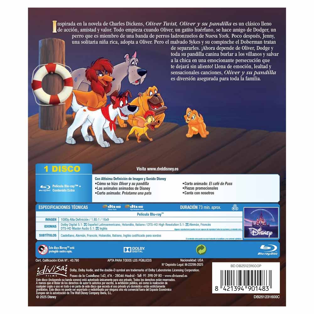 Oliver y su Pandilla Blu-Ray