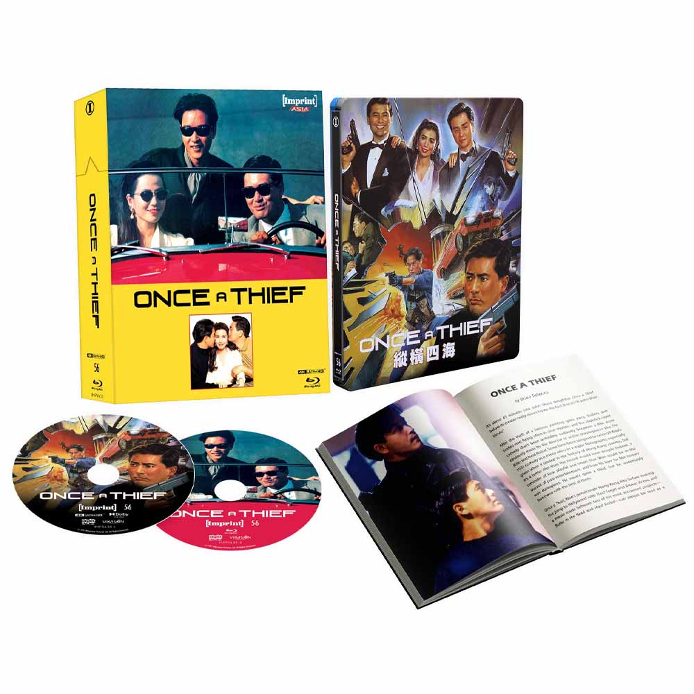 Once a Thief (Limited Edition Hardbox + Steelbook) 4K UHD + Blu-Ray Box Set (Australia Import) Imprint