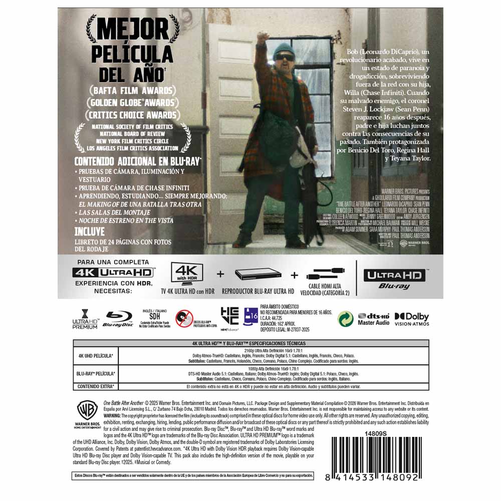 Una Batalla tras Otra - Edición Metálica 4K UHD + Blu-Ray