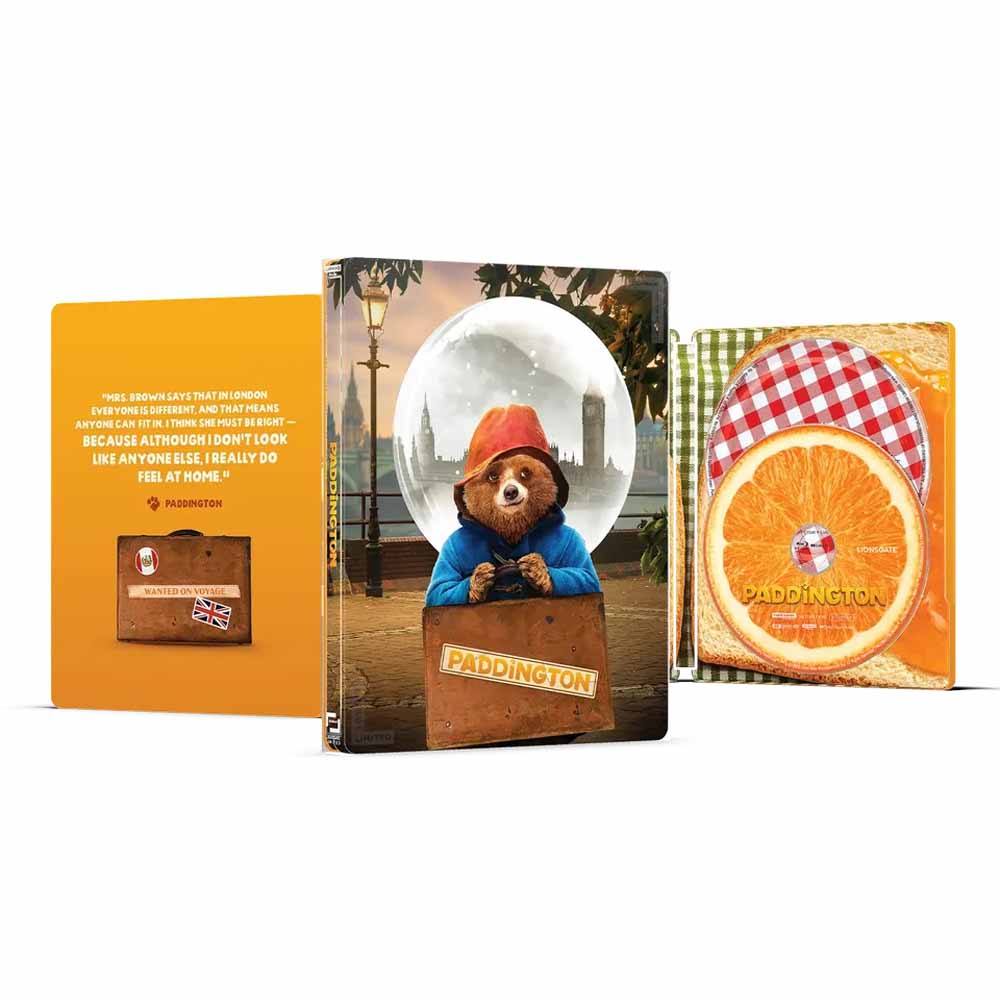 Paddington (Steelbook) 4K UHD + Blu-Ray (US Import) Lionsgate