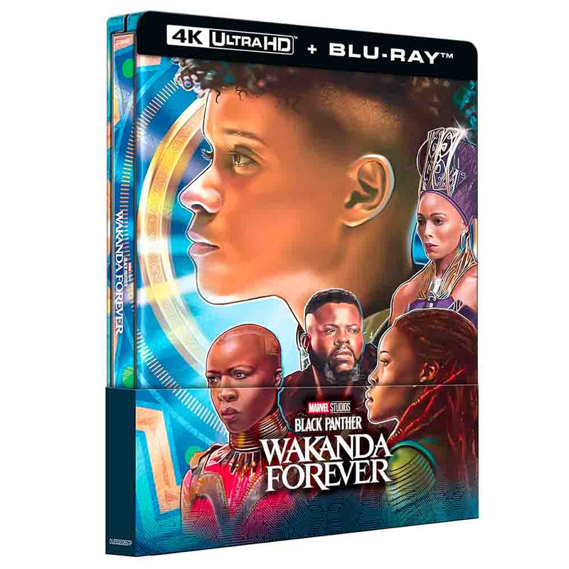 Black Panther: Wakanda Forever - Edición Metálica Wakanda 4K UHD + Blu-Ray