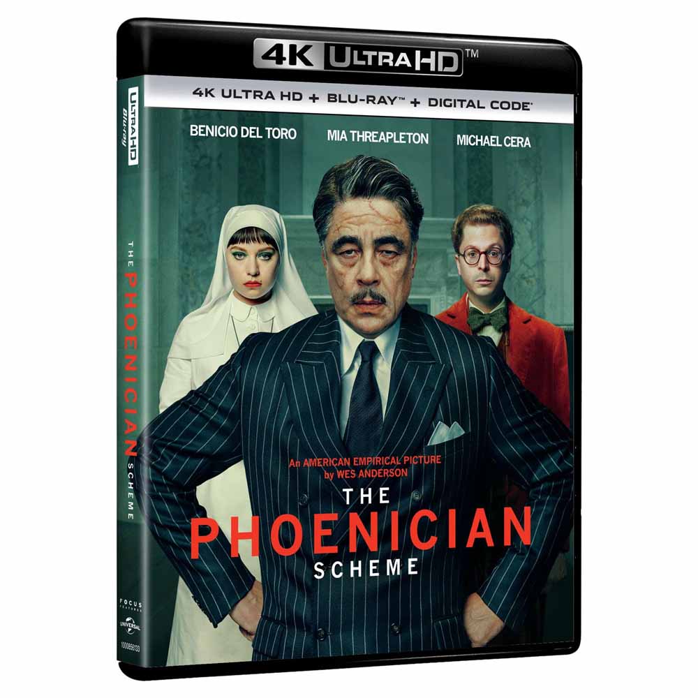 
  
  The Phoenician Scheme 4K UHD + Blu-Ray + Slipcover (US Import)
  
