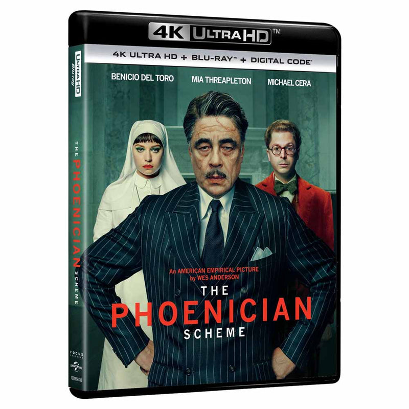 The Phoenician Scheme 4K UHD + Blu-Ray + Slipcover (US Import)