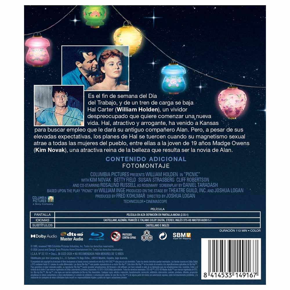 Picnic - Blu-Ray