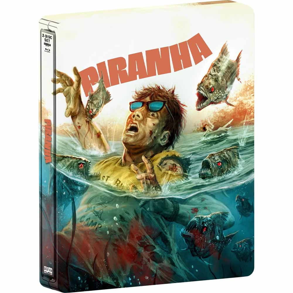 
  
  Piranha (Steelbook) 4K UHD + Blu-Ray (US Import)
  
