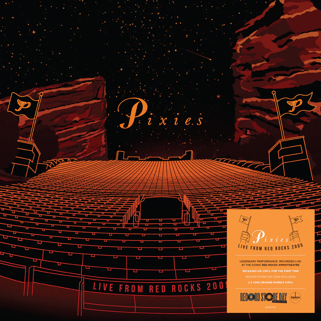 
  
  Pixies - Live from Red Rocks 2005 - Orange Marble - RSD 2024 2 LP Vinyl
  
