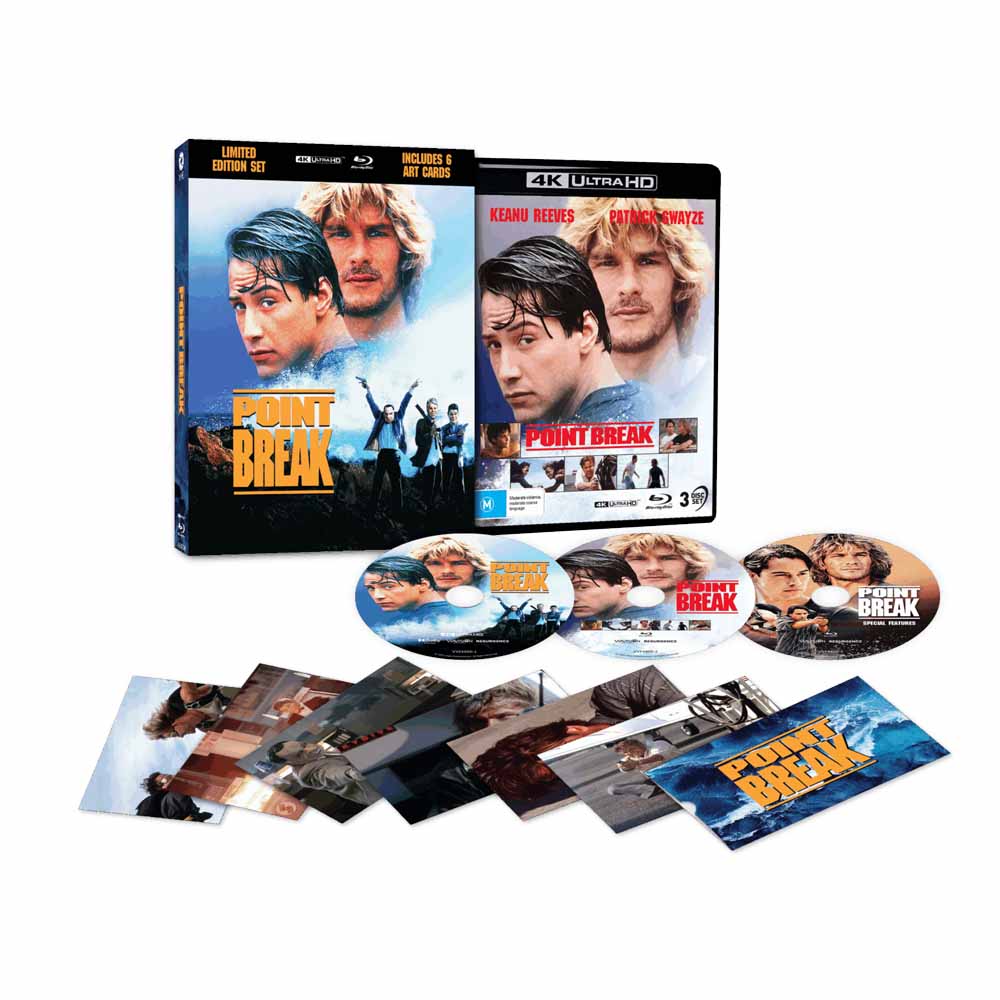 Point Break Case Point Break Ltd. Lenticular Hardcase 4K UHD + Blu-Ray (Australia Impor