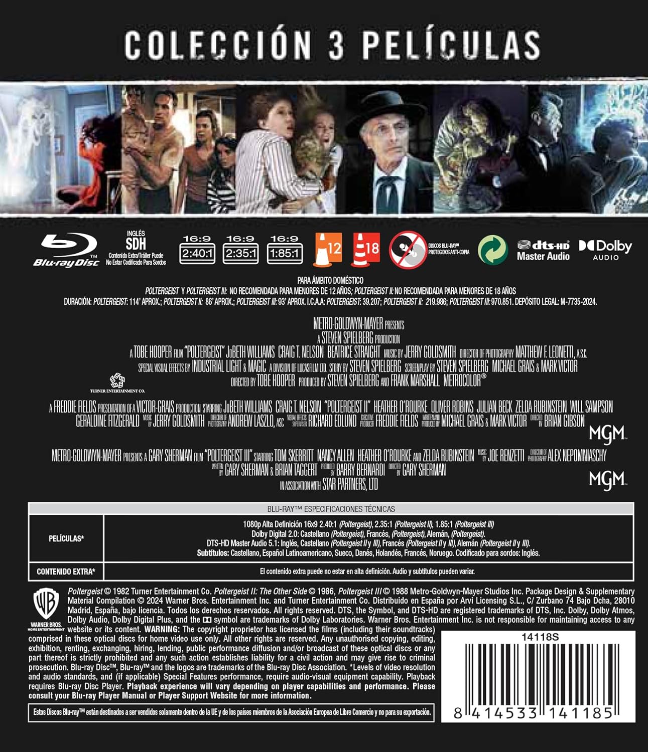 Colección Poltergeist Blu-Ray