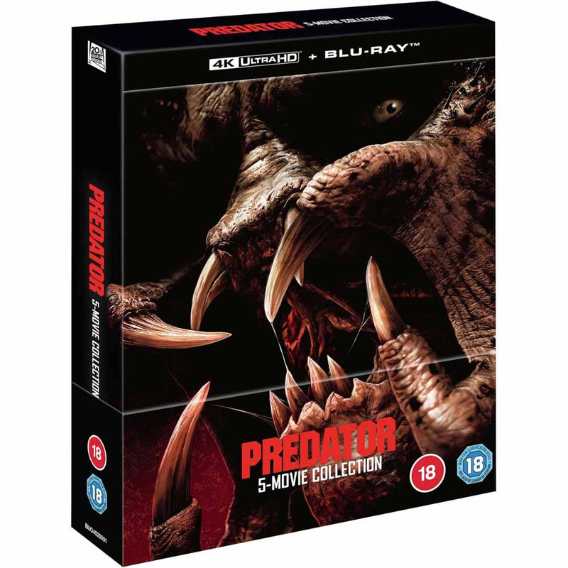 Predator: 5-Movie Collection 4K UHD + Blu-Ray (UK Import)